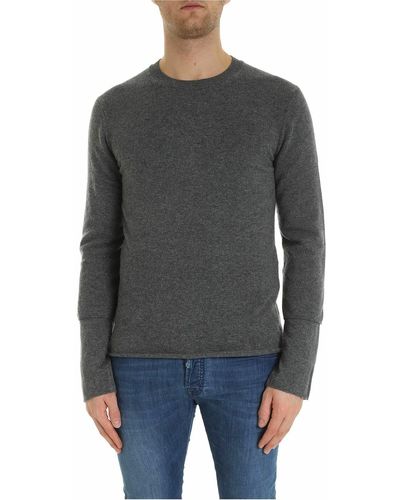 Comme des Garçons Overlapping Sleeves Pullover In Grey