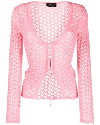 Blumarine Knitted Top - Pink