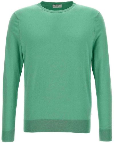 Ballantyne Cotton Sweater - Green