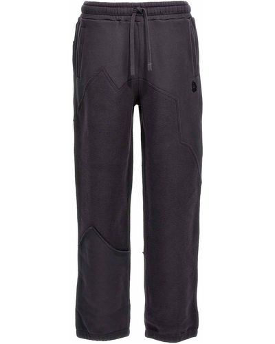 Objects IV Life Thought Bubble Panelled joggers - Blue