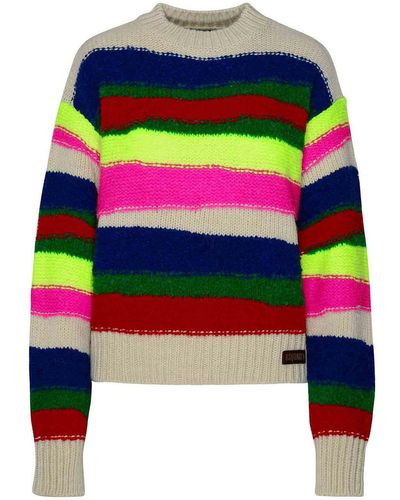 DSquared² Color Alpaca Blend Sweater - Black