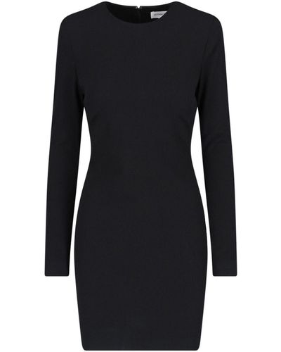 Victoria Beckham Midi Sheath Dress - Black