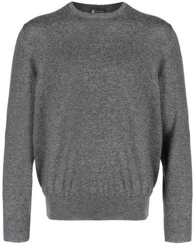 Colombo Cashmere Crewneck Sweater - Gray