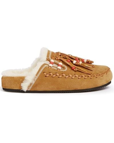 Alanui The Journey Slippers - Brown