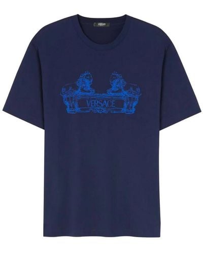 Versace Cotton T-shirt - Blue
