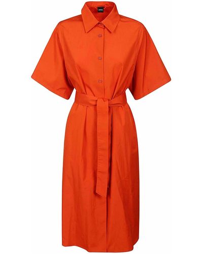 Aspesi Chemisiere Dress - Orange