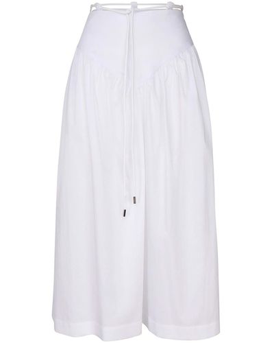 Pinko Long Skirt - White