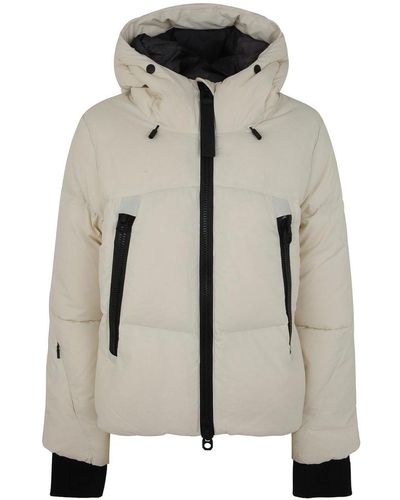 JG1 Padded Jacket With Hood - White