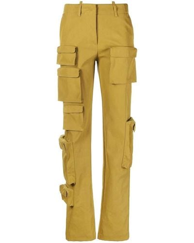Off-White c/o Virgil Abloh Co Multipocket Straight-leg Cargo Pants - Yellow