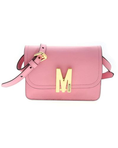 Moschino M Logo Bag In - Pink