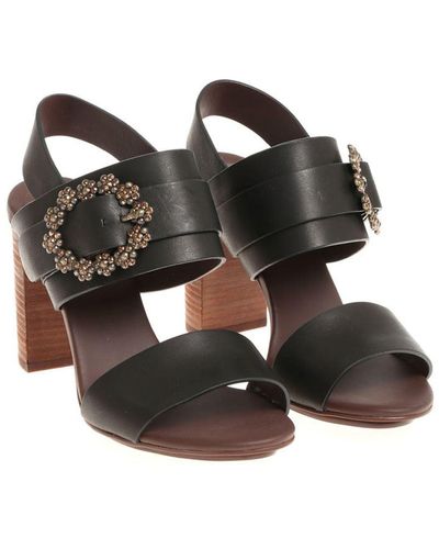 See By Chloé Leather Sandals - Black