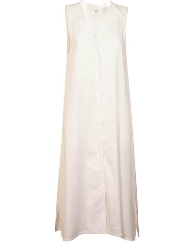 Yohji Yamamoto Cotton Dress - White