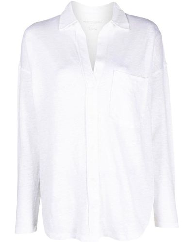 Majestic Filatures Linen Shirt - White