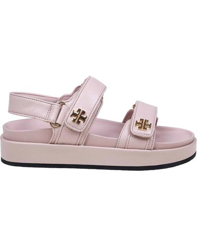 Tory Burch Leather Kira Sandals - Pink