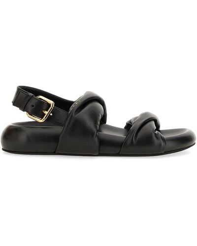 Marni Leather Sandal - Black