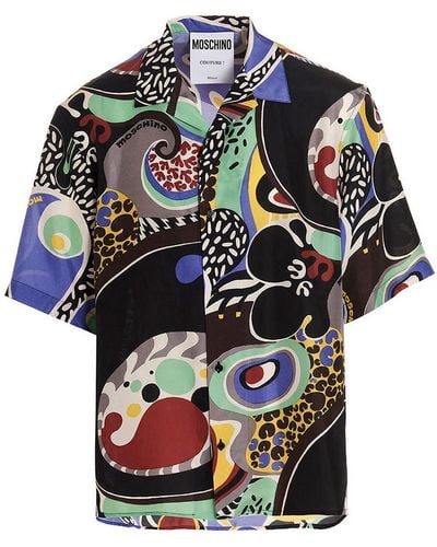 Moschino Psychedelic Shirt - Blue