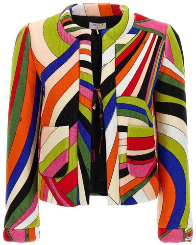 Emilio Pucci Jackets - Multicolour