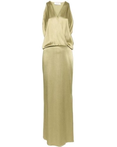 Blumarine Satin Dress - Metallic