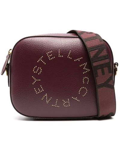 Stella McCartney Logo Crossbody Mini Bag - Purple