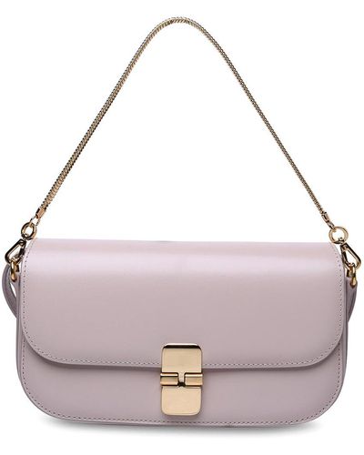 A.P.C. Grace Pink Leather Bag