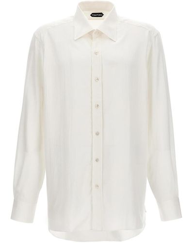 Tom Ford Parachute Shirt - White