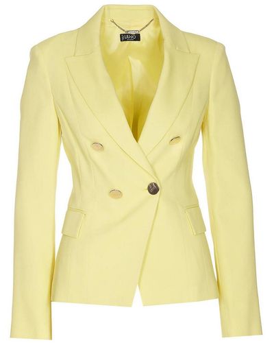 Herno Suede Jacket - Yellow