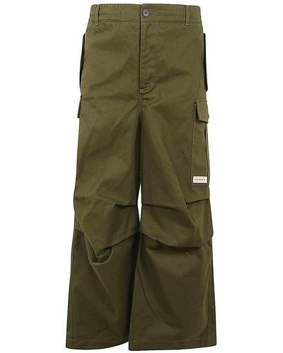 Marni Cargo Trousers - Green