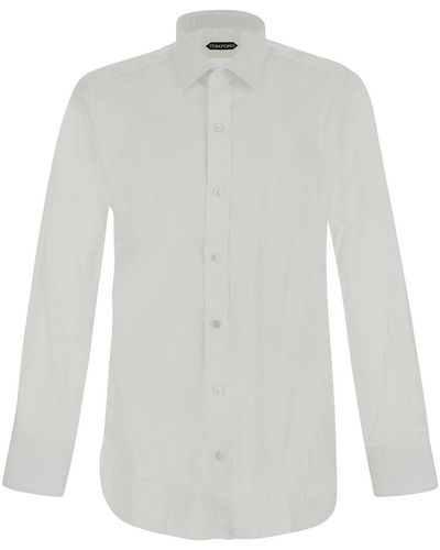 Tom Ford Shirt With Long Sleeves - White