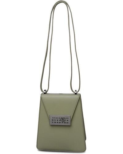 MM6 by Maison Martin Margiela Leather Bag - Green