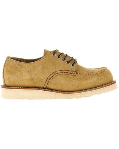 Red Wing Shop Moc Oxford Lace Up Shoes - Brown