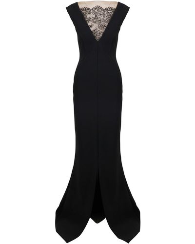 Chiara Boni Long Plain Dress - Black
