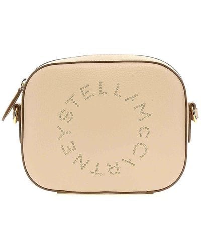 Stella McCartney Mini Camera Bag Crossbody Bag - Natural