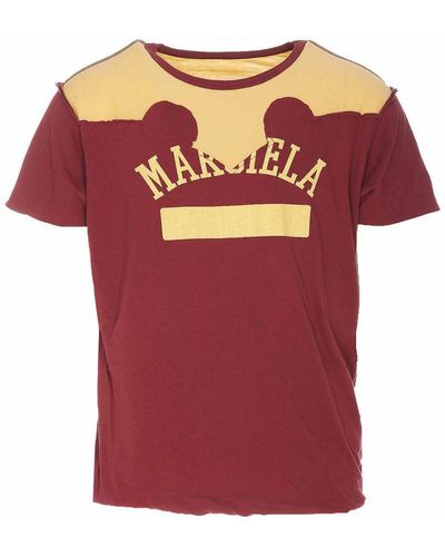 Maison Margiela Logo T-shirt - Red