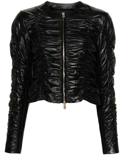 Pinko Leather Jacket - Black