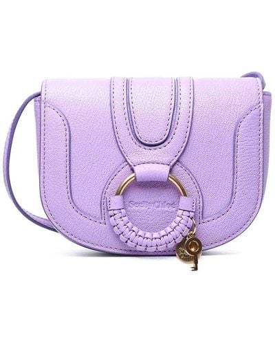 See By Chloé Hana Small Lilac Leather Bag - Purple