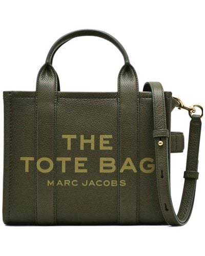 Marc Jacobs Gold Handle Bag With Logo - Green