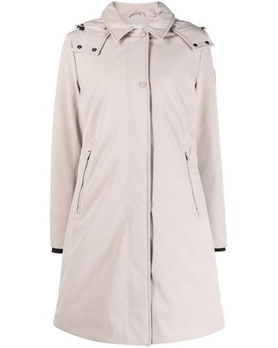 Woolrich Firth Down Hooded Trench - Grey