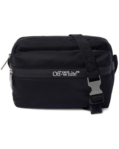 Off-White c/o Virgil Abloh Logo Print Shoulder Bag - Black