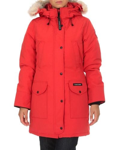 Canada Goose Trillium Parka Jacket In - Red
