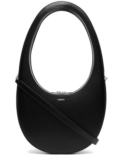 Coperni Leather Shoulder Bag - Black