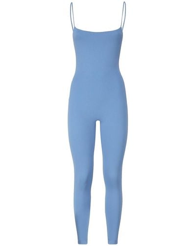 ANDAMANE Jumpsuit With Shoulder Pads - Blue
