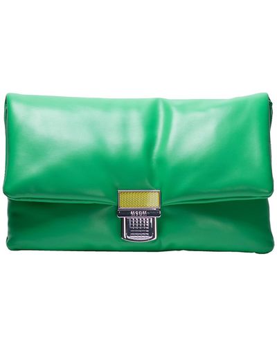MSGM Click Bag Clutch - Green