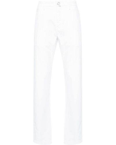Jacob Cohen Bobby Slim Fit Chino Trousers - White