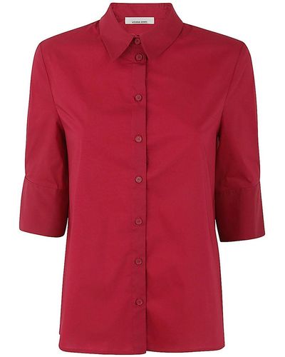 Liviana Conti Cotton Shirt - Red