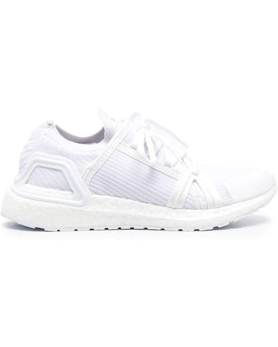 adidas By Stella McCartney Paneled Lace-up Sneakers - White