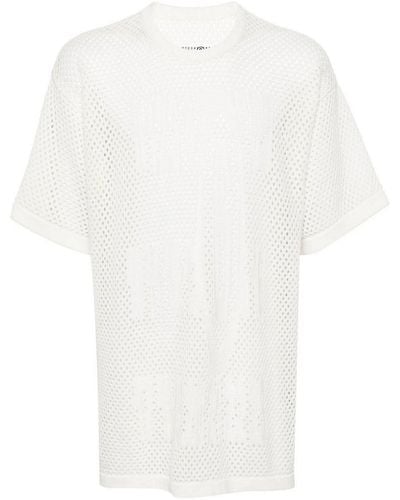 MM6 by Maison Martin Margiela Crochet T-shirt - White