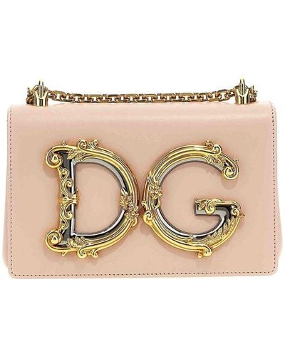 Dolce & Gabbana Dg Girls Crossbody Bag - Natural