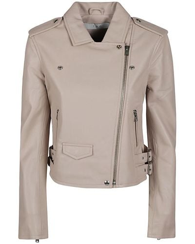 IRO Ashville Leather Jacket - Natural