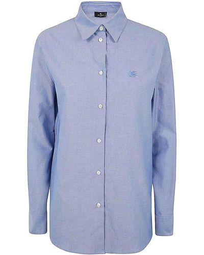 Etro Oxford Shirt - Blue