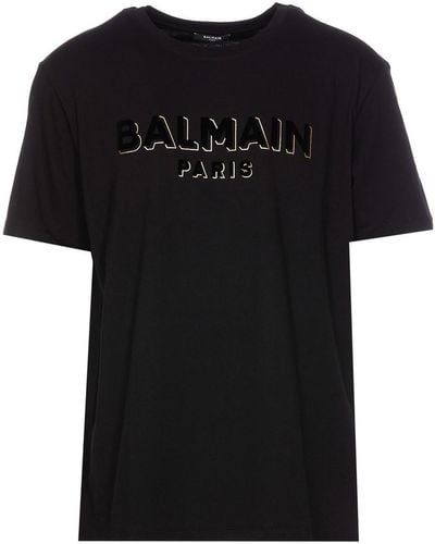 Balmain Flock T-shirt - Black